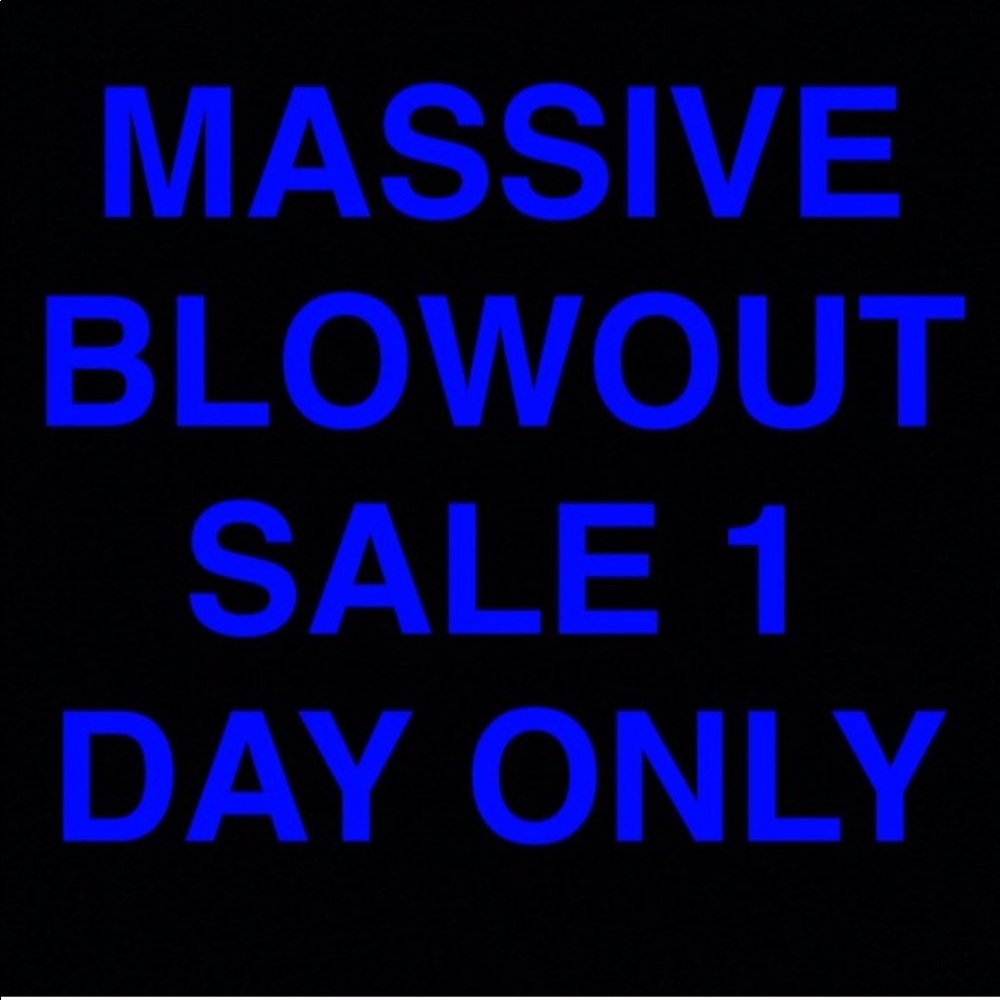 Closet end sep. everything low price.